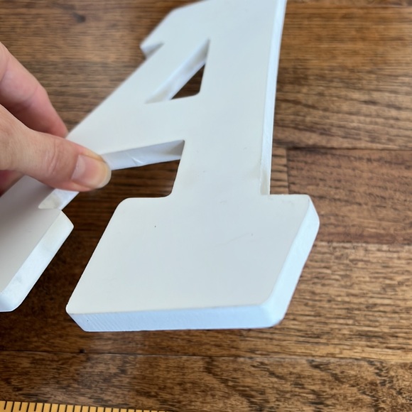 Letter “A” initial wall hanging - Picture 4 of 6